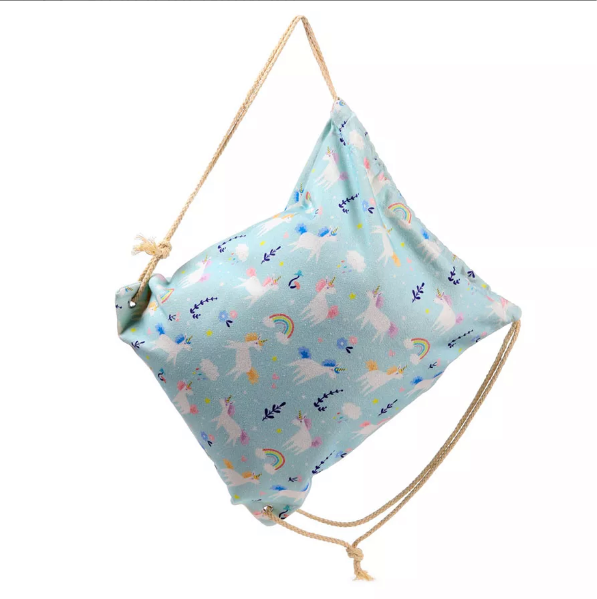 Unicorn Canvas Drawstring Bag