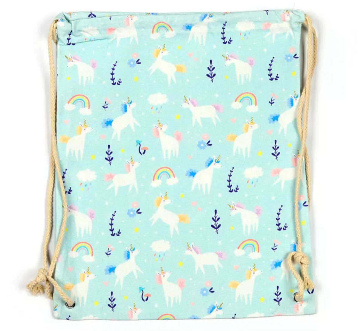 Unicorn Canvas Drawstring Bag