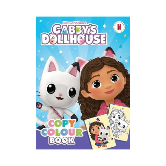 Gabby’s Dollhouse Copy & Colour Book